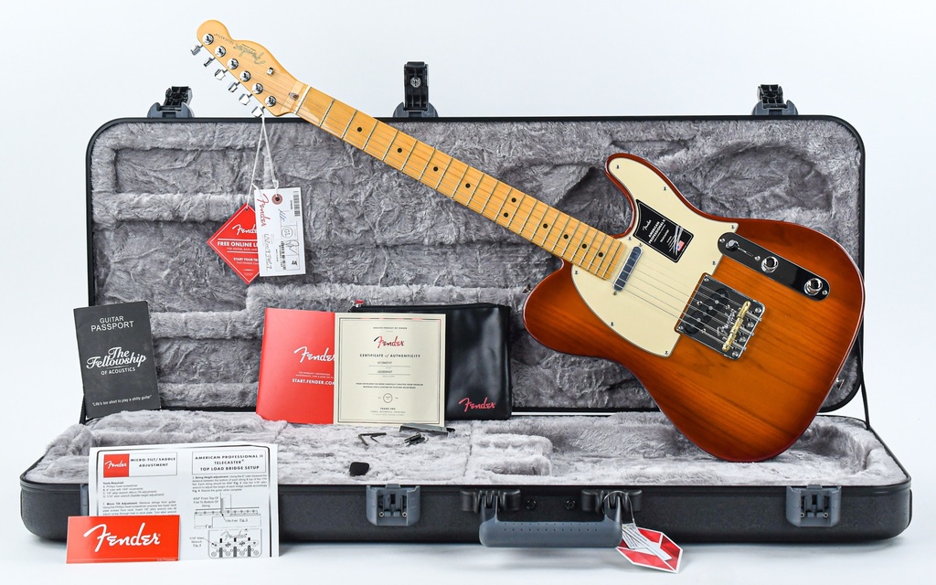 Fender american professional ii deals telecaster sienna sunburst